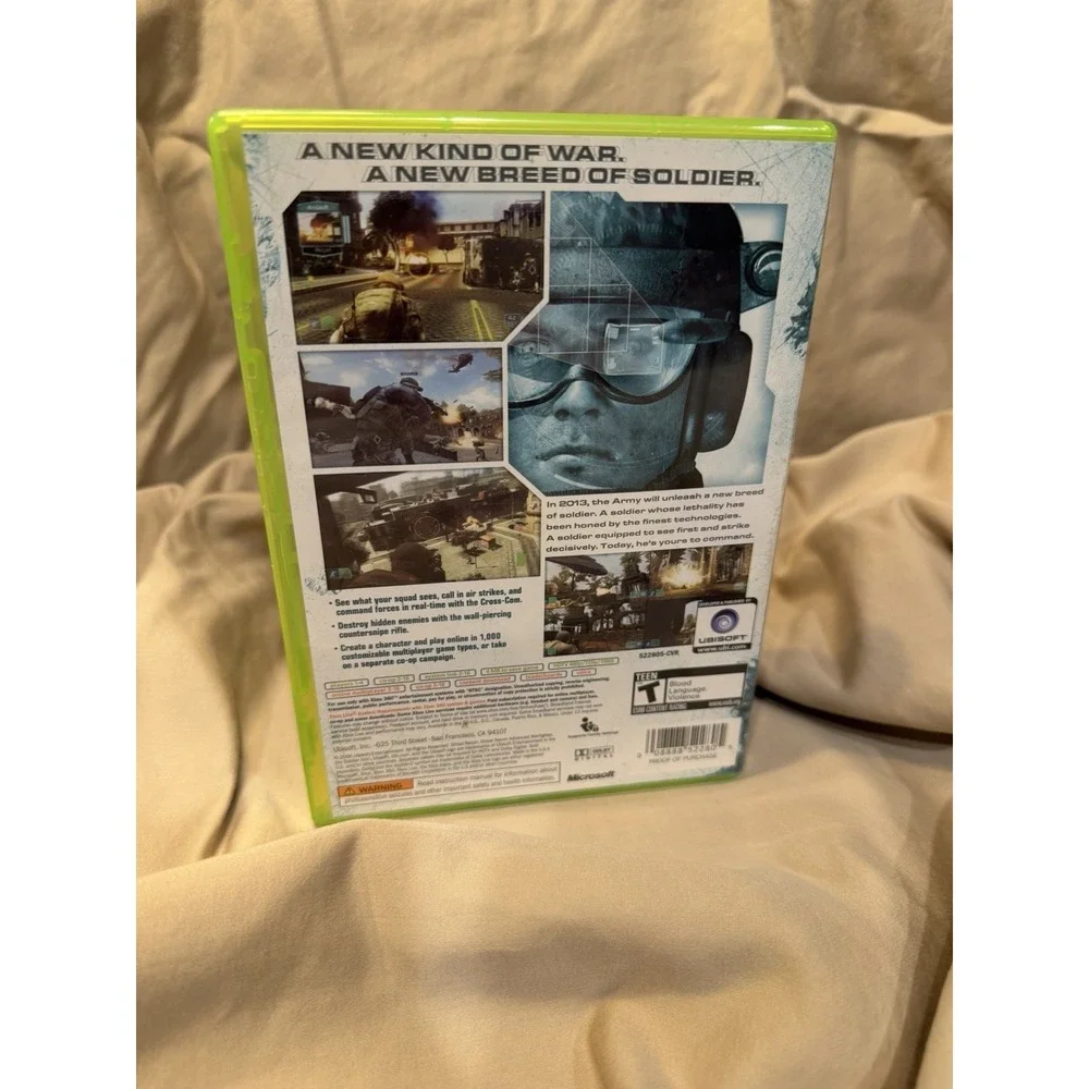 Ubisoft Ghost Recon Advanced Warfighter Xbox 360 2006 NTSC with Case & Manual